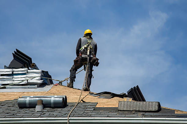 Professional Roofing technician working in Sloatsburg, NY